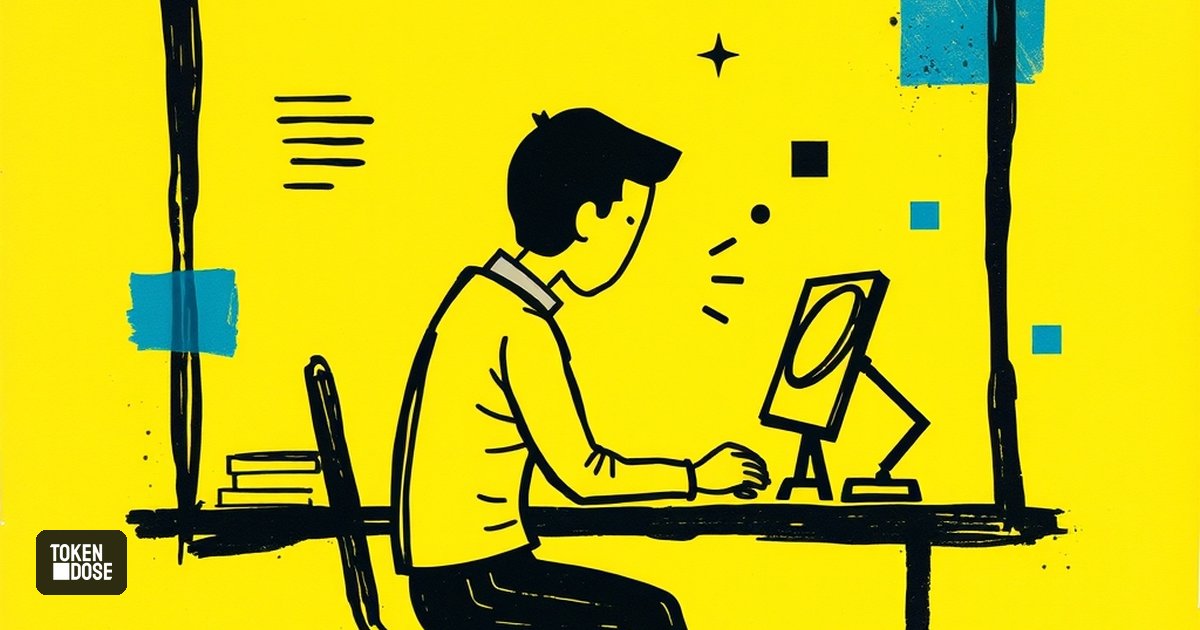 Une balance dont un plateau porte un cerveau en circuits et l’autre une loupe, devant un bureau où un assistant numérique répond à la place d’un employé